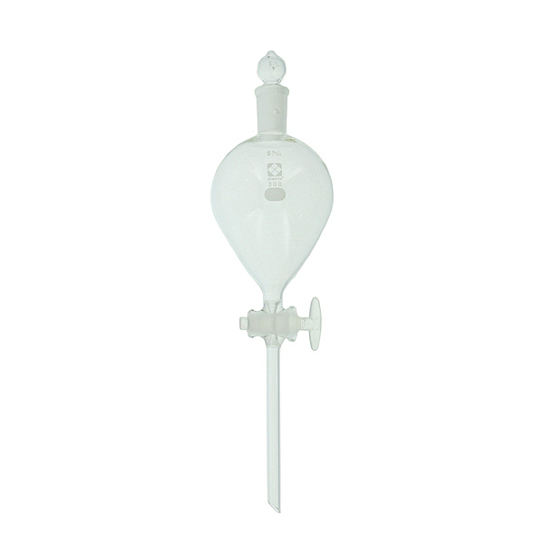 柴田科学 分液ロート ガラスコック付 300mL 014210-300 1個 61-4424-45（直送品）
