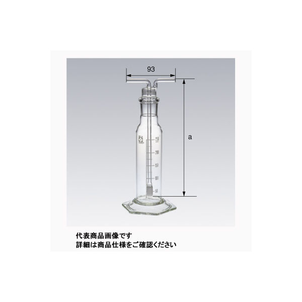 柴田科学 SPCガス洗浄びん 中管 500mL用 014510-5001 1個 61-4424-54（直送品）