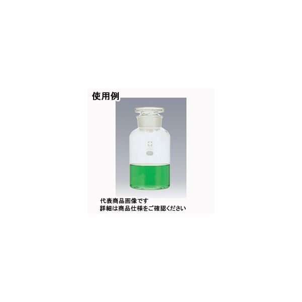 柴田科学 試薬びん 広口 白 60mL 10個入 017070-60A 1箱(10個)（直送品