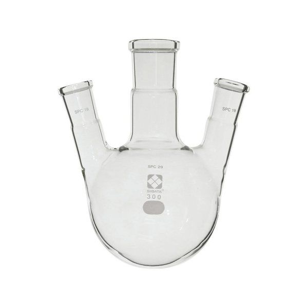 柴田科学 SPC三口丸底フラスコ 300mL 030170-19300 1個 61-4416-82（直送品）