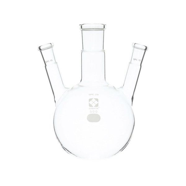 柴田科学 SPC三口丸底フラスコ 500mL 030170-29500 1個 61-4416-86（直送品）