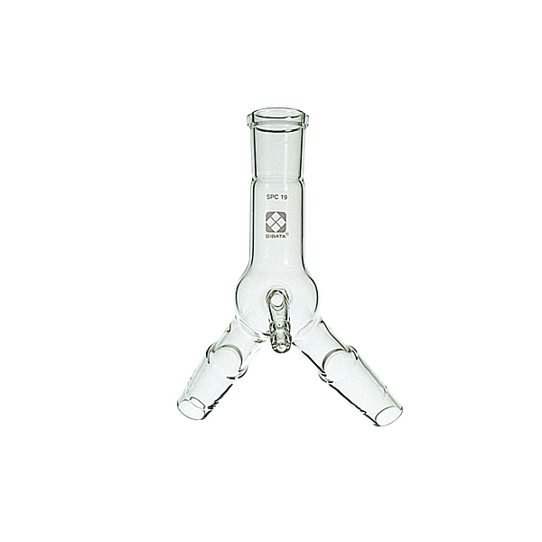 柴田科学 SPC減圧連結管 二又 曲管球付 SPCー15ー15 030460-152 1個 61-4418-01（直送品）