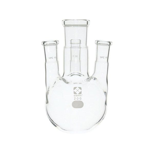 柴田科学 SPC四口丸底フラスコ 200mL 030180-15200 1個 61-4416-92（直送品）