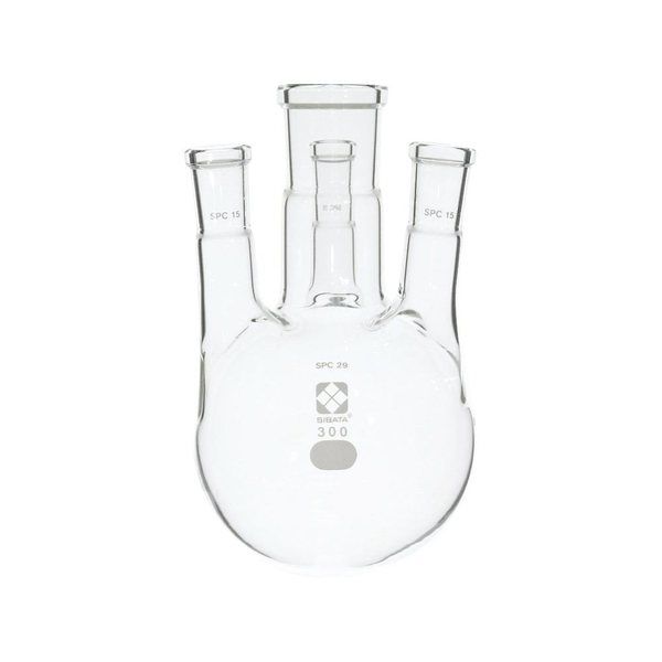 柴田科学 SPC四口丸底フラスコ 300mL 030180-15300 1個 61-4416-93（直送品）