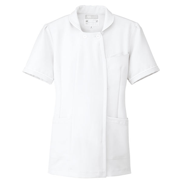 アイトス チュニック（女性用） 861365-001 ホワイト 6L 医療白衣 ナースジャケット（直送品）
