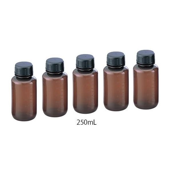 アズワン グッドボーイ 250ml SCC 褐色 (純水洗浄処理済み)1袋(5本入) 1-983-02 1袋(5本)（直送品）