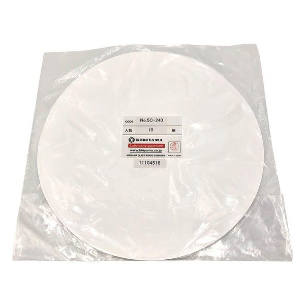 桐山製作所 桐山ロート用濾紙 φ240mm 10枚入 No.5C 1箱(10枚) 1-1134-05（直送品）
