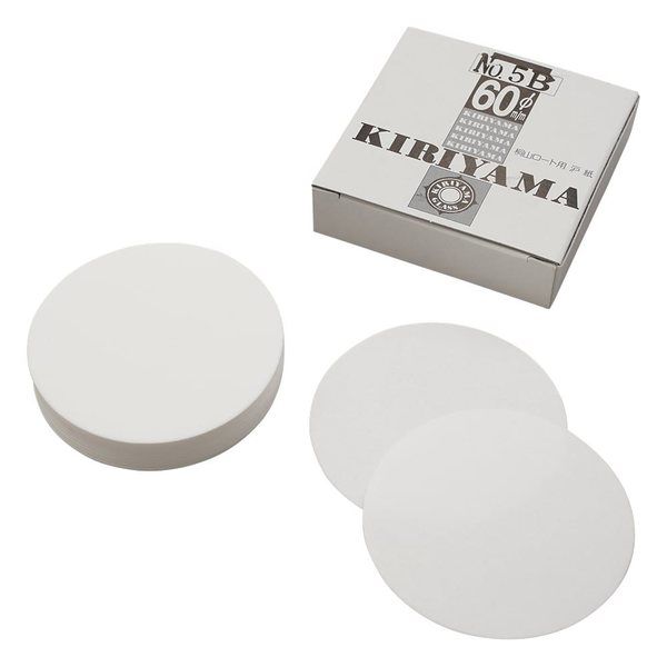 桐山製作所 桐山ロート用濾紙 φ60mm 50枚入 No.5B 1箱(50枚) 1-1100-04（直送品）