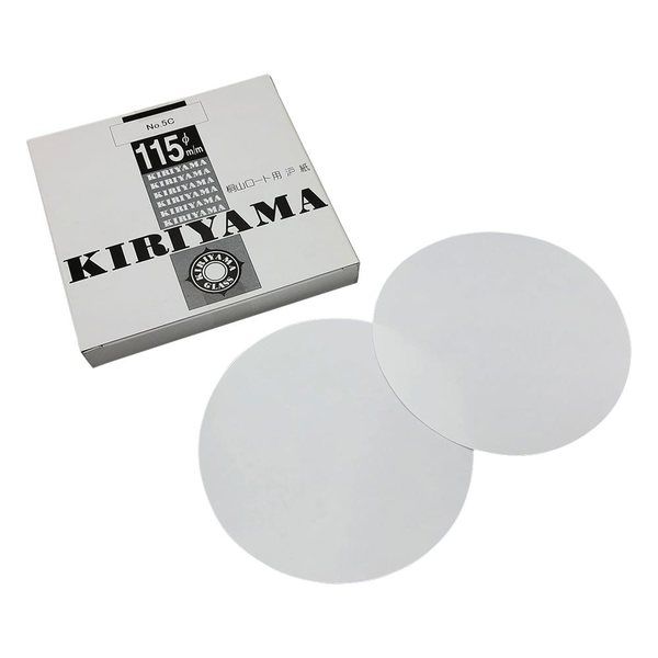 桐山製作所 桐山ロート用濾紙 φ115mm 50枚入 No.5C 1箱(50枚) 1-1126-05（直送品）