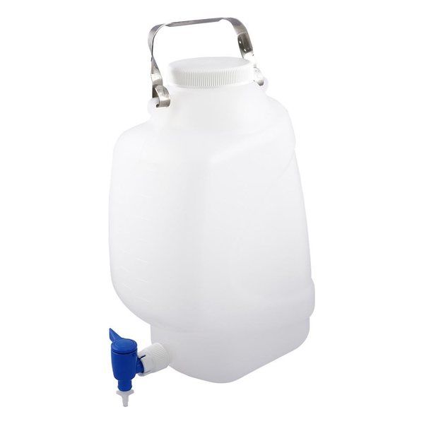 東栄 活栓付タテ型タンク(PP製) 10L 683250 1本 1-1755-02（直送品）