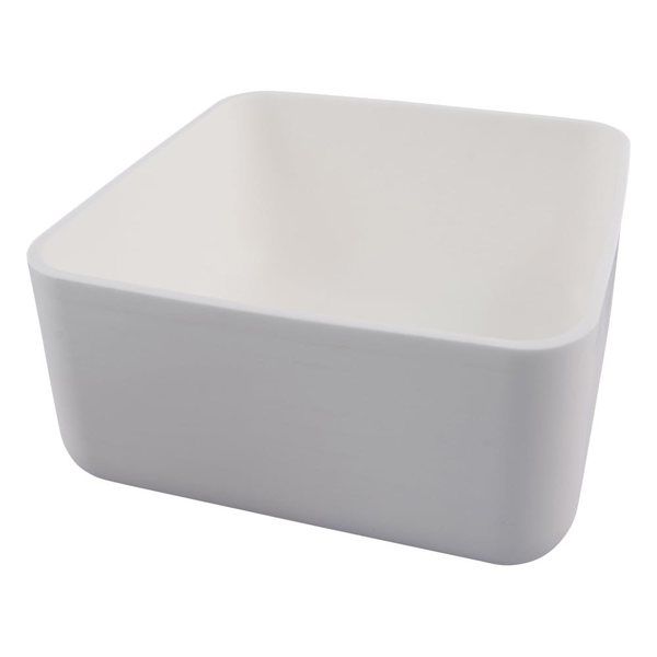 ニッカトー アルミナ焼成用容器 角型るつぼ 200角×100mm SSA-Tサヤ 200 1個 1-1736-05（直送品）