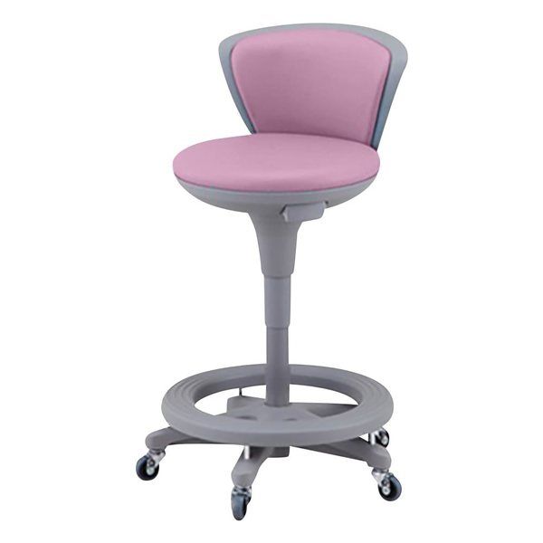 アズワン 研究者スツール ピンク TSS-16RL-STCC-LWI 1脚 1-2436-03（直送品）