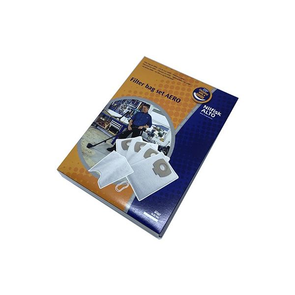 バキュームクリーナー(ドライ) AERO21ー01PC用 フリースダストバッグ+ドライフィルター 107419590 1セット(5枚)（直送品）