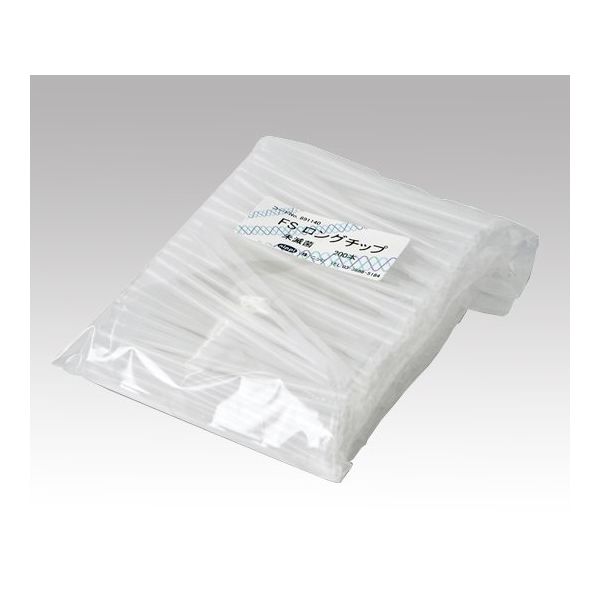 ニッピ ロングチップ バルクパック入(未滅菌) 200本入 891140 1箱(200本) 1-2352-01（直送品）