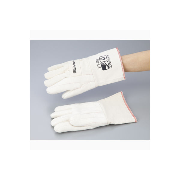 アズワン 安全手袋 8100（耐切創・耐熱） 1双 1-2591-01（直送品）