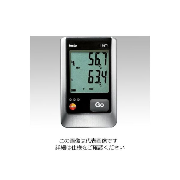 テストー 温度データロガー Testo176 T4 0572.1764 1台 1-3234-03（直送品）