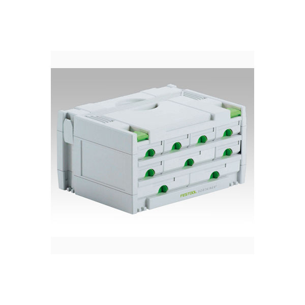 Festool 収納ケース 5.1L 引き出し付 SYS3-SORT/9 1個 1-3644-05（直送品）