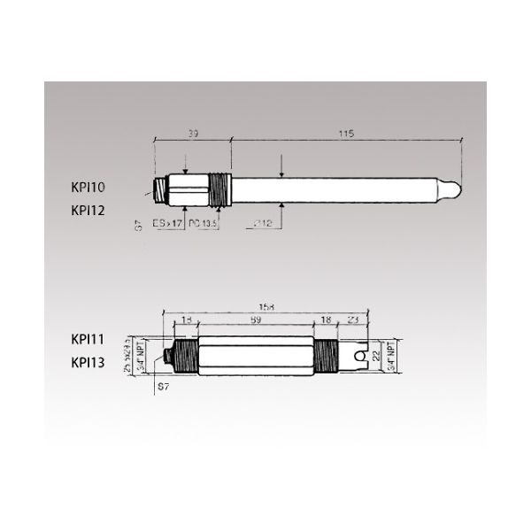 アズワン pHトランスミッタ KPI11 1個 1-3750-12（直送品）