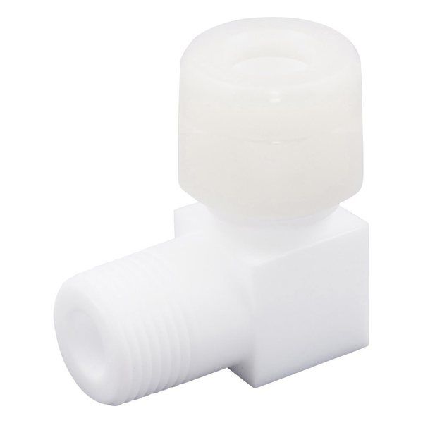 フロウエル メイル エルボ(フロウエル30シリーズ) R3/8 30-10ME6-C 1個 1-3826-09（直送品）