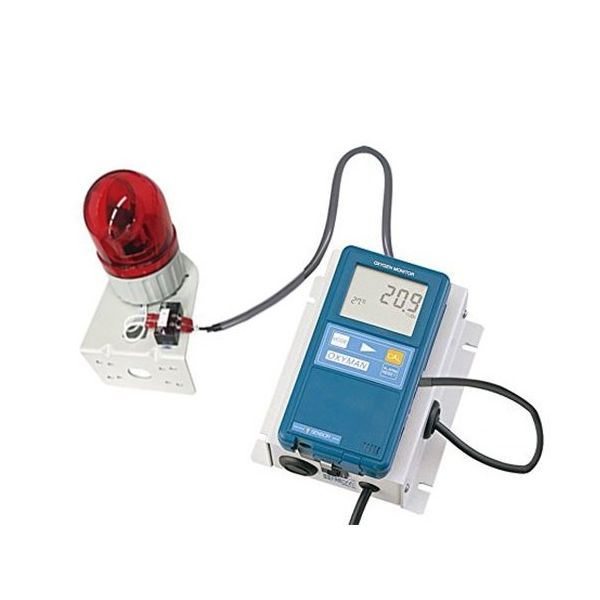 泰榮エンジニアリング 酸欠警報ユニット センサー内蔵型 回転灯ケーブル付け(10m) OM-25MF01-PRB10 1台（直送品）