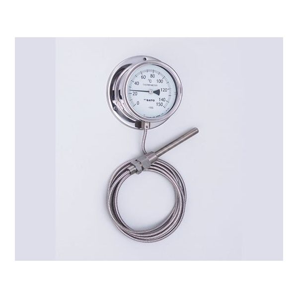 佐藤計量器製作所 隔測式温度計(壁掛式) 0~50°C LB-100S 1台 2-1336-02（直送品）