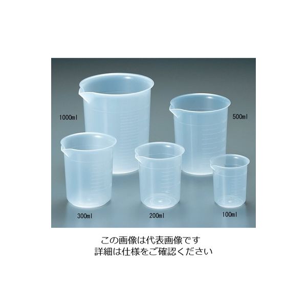 日本メデカルサイエンス PPビーカー 200mL 2-3954-02 1個（直送品）