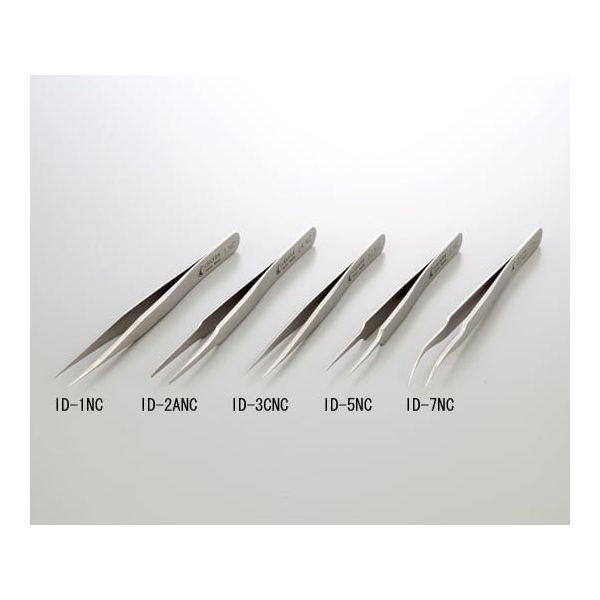 ワイ・エム・ティ 超硬ピンセット ID-1NC 1本 2-5094-01（直送品）