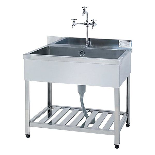アズワン 流し台 900×600×800mm (SUS430) 3-2014-01 1台（直送品）