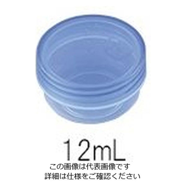 馬野化学容器 ＵＧ軟膏壺（ＵＶカットクリアタイプ）　青クリア　１２ｍＬ　３ー５２ 8-1463-02 1ケース（100個）