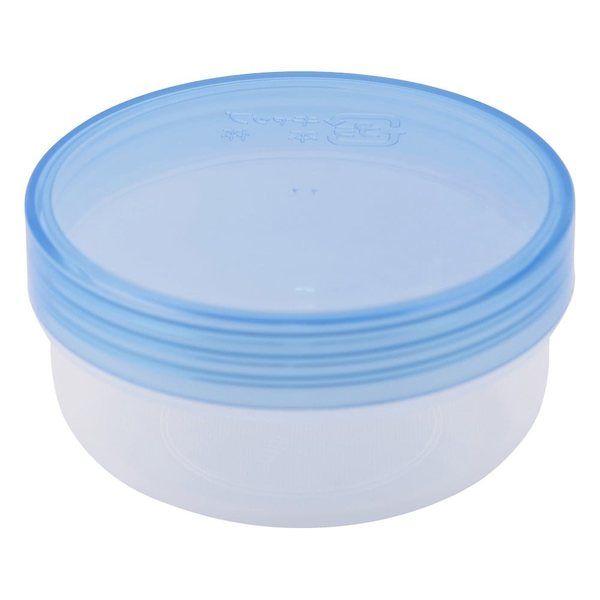 馬野化学容器 UG軟膏壺(UVカットクリアタイプ) 青クリア 58mL 3ー55 100個 8-1463-05 1ケース(100個)（直送品）