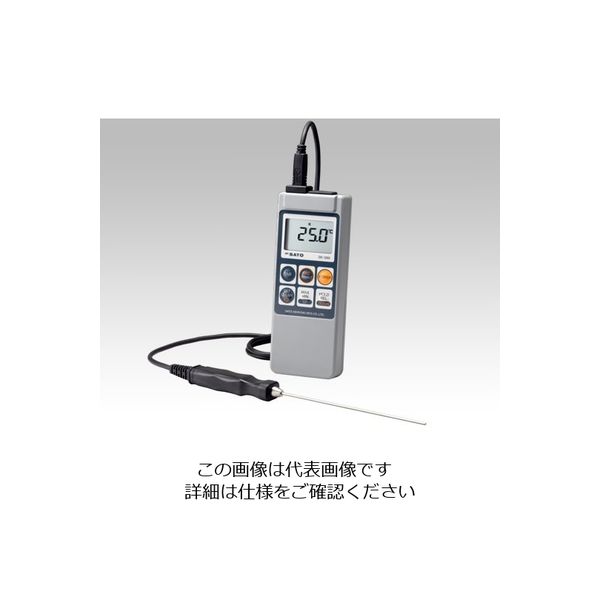 佐藤計量器製作所 デジタル温度計　センサ付 SK-1260 1個 6-9653-31