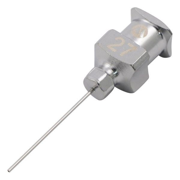 武蔵エンジニアリング ディスペンサー用金属ニードル ゲージ27 針長15mm 1箱(60個入) SNA-27G-C 1箱(60個)（直送品）