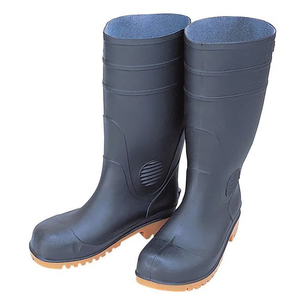 オカモト 耐油安全長靴 24.5cm 黒 1-4905-02 1足（直送品）