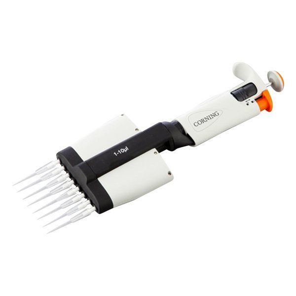 コーニングインターナショナル マルチチャンネルピペッター(ラムダプラス) 0.5~10μL 8チャンネル 4080 1本 1-2479-01（直送品）