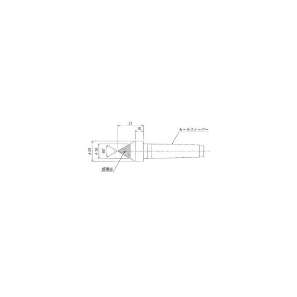 大菱計器製作所　超硬付カサセンター　Ｚ800ー022　ＭＴー2　　Z800-022MT-2　1個　（直送品）