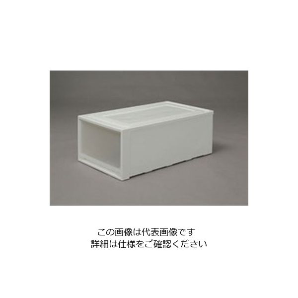 エスコ 440x740x 300mm 引出し式収納ケース(3個) EA506L-38BA 1箱(3個)（直送品）