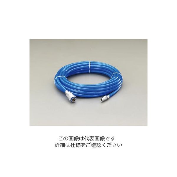 エスコ 6.5/10.0mmx30m ウレタンホース(カプラー付) EA125BS-30C 1本（直送品）