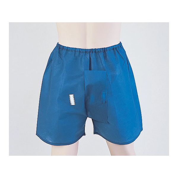 アズワン プロシェア・検診用ディスポパンツ 穴あき 8-7829-02 1箱(50枚)（直送品）