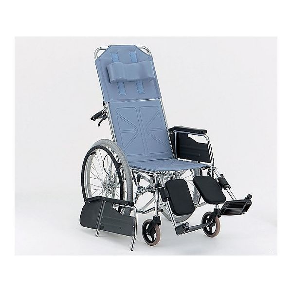 松永製作所 リクライニング車椅子 (自走式/スチール製/座幅400mm/ハイブリッドタイヤ) CM-501 #36 1台 0-7718-11（直送品）
