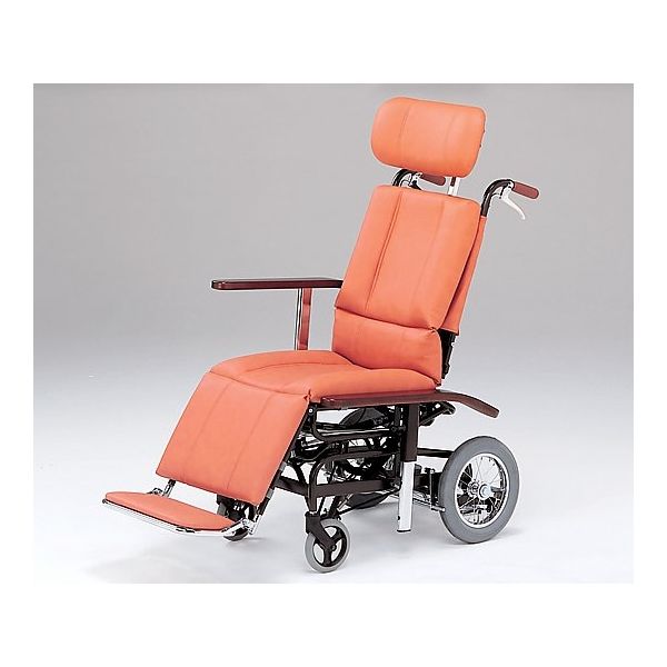 日進医療器 フルリクライニング車椅子 (介助式/スチール製/座幅460mm 
