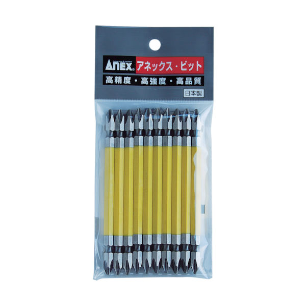 アネックスツール アネックス カラービット +1×110 (1Pk(袋)=10本入) AC-14M-1-110 1パック(10本)（直送品）