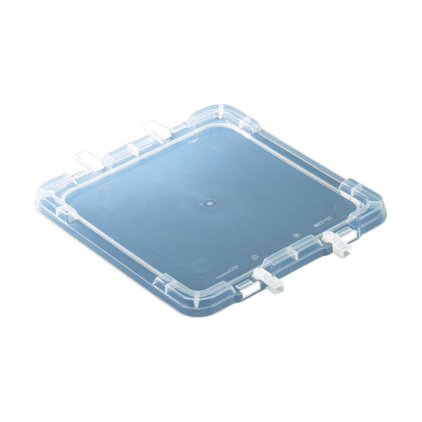 岐阜プラスチック工業 リス TP規格コンテナー 525402 蓋TPー33蓋ロック付 透明 TP-33RF TM 1枚(1個)（直送品）