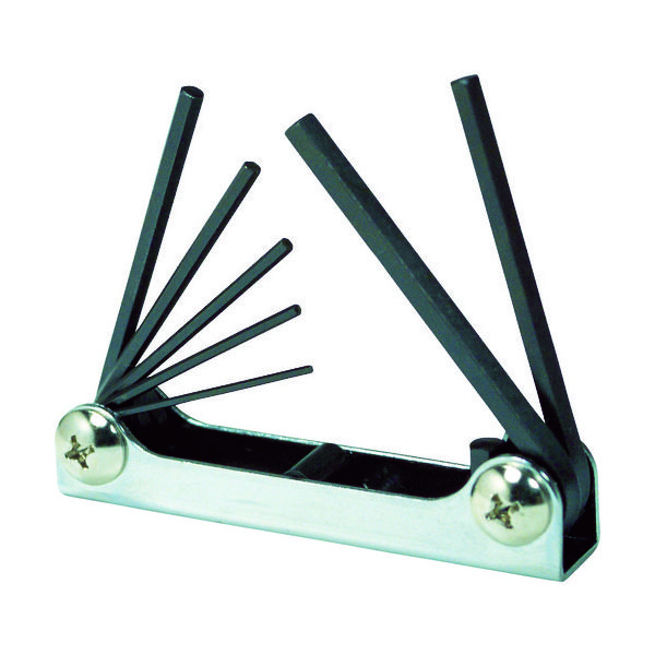 エイト ナイフ型 六角棒スパナ メタルケース セット 009-4 1セット 401-2119（直送品）