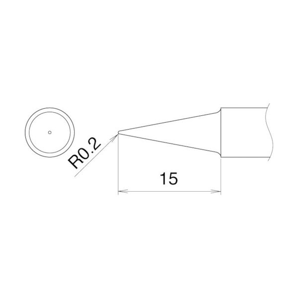 白光 こて先 BL型 T22-BL 1本(1個) 400-4094（直送品）