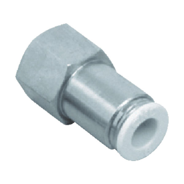 CKD ニュージョイント ストレートタイプ 適合チューブ外径:12mm 接続口径Rc1/4 GWS12-8-M 1個 401-6572（直送品）