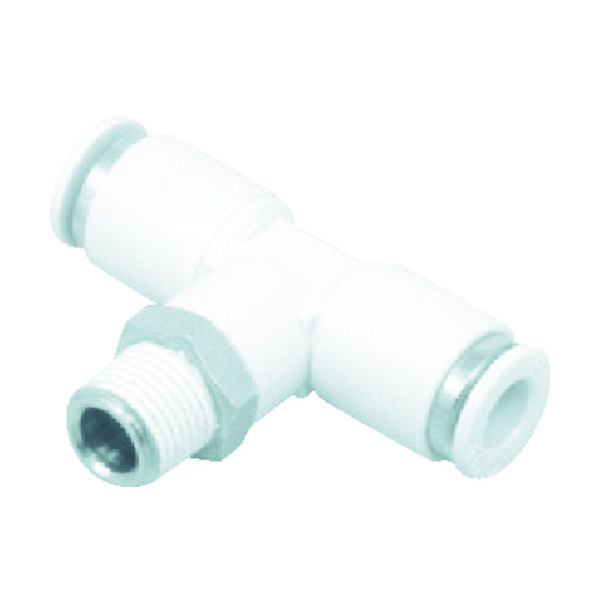 CKD ニュージョイントチーズタイプ 適合チューブ外径:4mm 接続口径R1/8 GWT4-6 1個 401-7293（直送品）