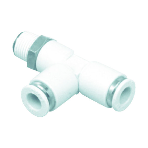 CKD ニュージョイントチーズタイプ 適合チューブ外径:4mm 接続口径R1/8 GWT4-6-D 1個 401-7307（直送品）