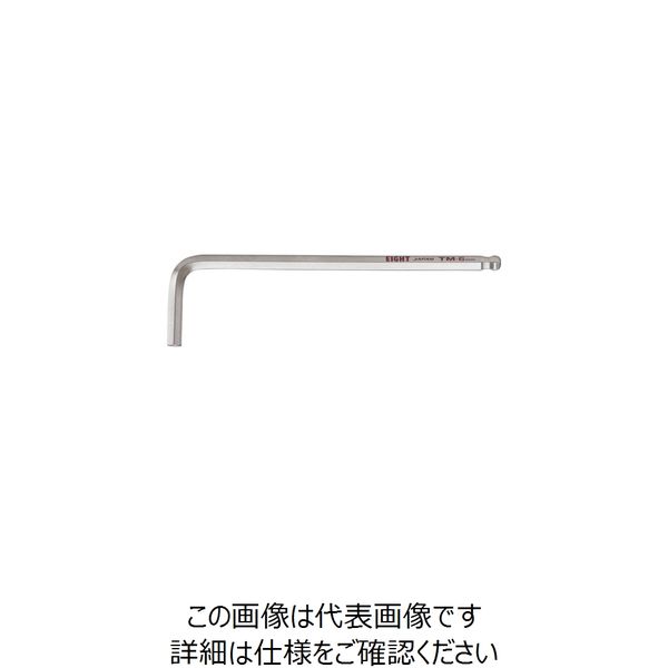 エイト 六角棒スパナ テーパーヘッド セミロング 単品 TM-6 1本 401-2801（直送品）