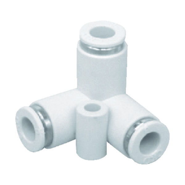 CKD ニュージョイント テトラ形タイプ 適合チューブ外径:12mm GWTR12-0 1個 401-7552（直送品）