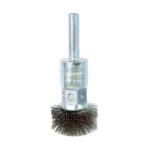 トラスコ中山 TRUSCO 傘型ステンレスブラシ 角型 Φ25 25SKK-6 1個 402-6993（直送品）